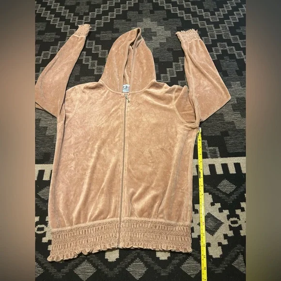 Juicy Couture Tan Velvet Jacket - Picture 4 of 5